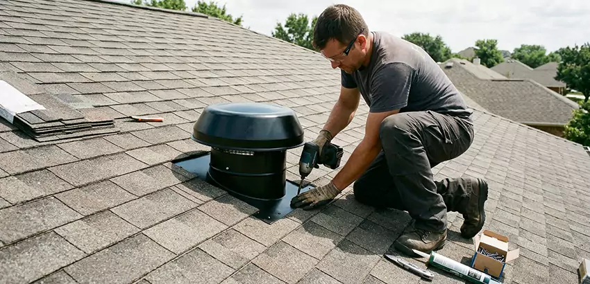 Roof Vent Fan Installation in Toney