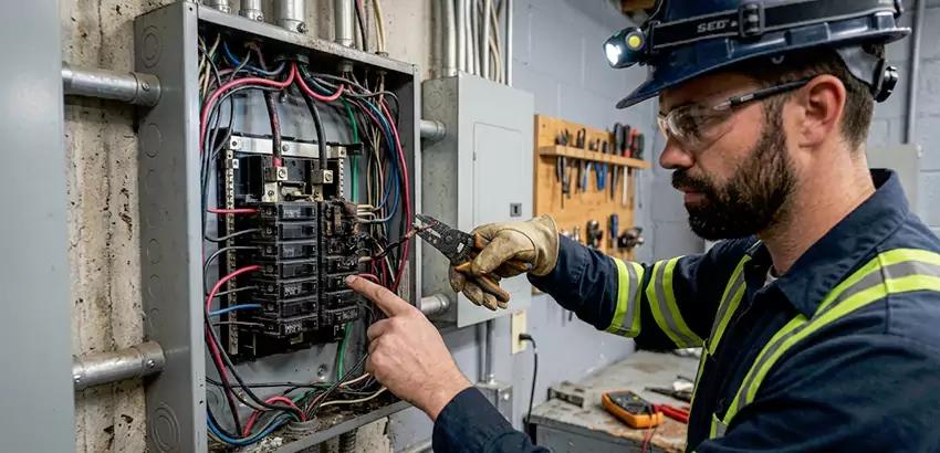 Breaker Box Short Circuit Repair in Toney