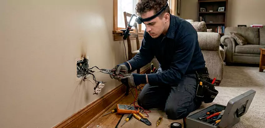 Short Circuit and Dead Outlet Repair in Toney