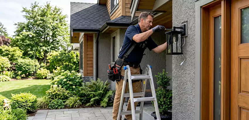 Outdoor and Exterior Light Fixture Installation in Toney