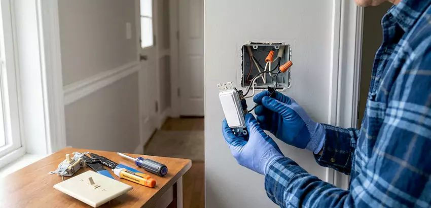 Motion Sensor Light Switch Replacement in Toney