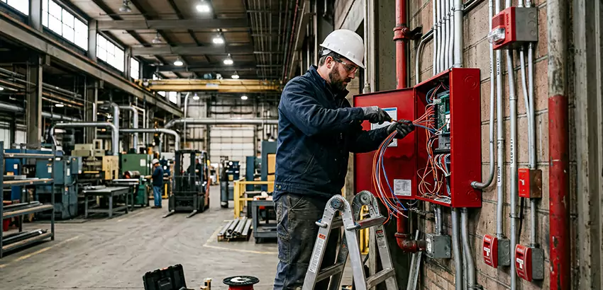 Industrial Fire Alarm Installation in Toney