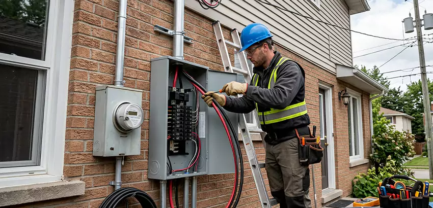 Outdoor Subpanel Installation in Toney